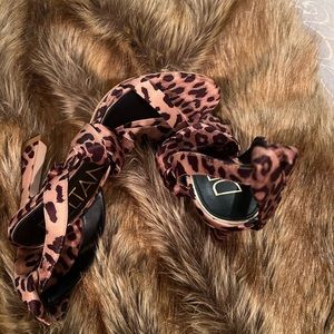 3 1/2 inch New Cheetah sandal